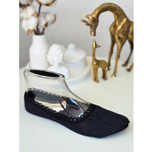 Voux Desenli Tül Kadın Babet Çorap Karışık Renkli 8 'lı