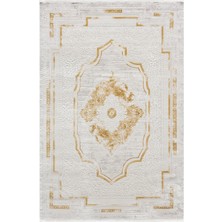 Seyran Halı Viyana Sarı Halı Akrilik Halı Yumuşak Dokulu Salon Oturma Odası Yatak Odası Halısı 2311