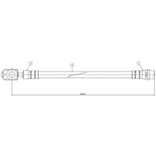 CAVO Xmpdby Fren Hortumu Ön [ Seat Arosa 1.0 / 1.4 / 1.4 Tdi / 1.7 Sdi 98-. ]