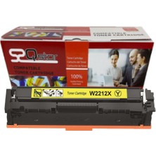 Qstar HP MFP M282 YAZICI TONERİ W2212X 207X MUADİL TONER ÇİPLİ SARI YÜKSEK KAPASİTE TONER M255 MFP M283