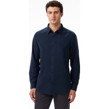Nautica Erkek Lacivert Classic Fit Gömlek W57536T.4NV