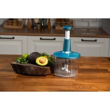 Decorev 5 Bıçaklı Üstten Basmalı El Rondosu Yüksek Performanslı Manuel Doğrayıcısebze, Meyve,doğrama Aparatı