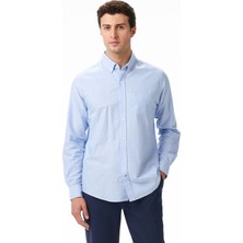 Nautica Erkek Mavi Classic Fit Gömlek W57435T.4NN
