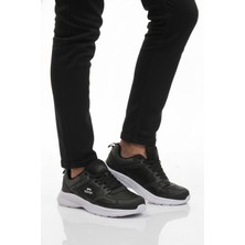 Slazenger Siyah Beyaz Bağcıklı Hafif Esnek Erkek Spor Ayakkabı Gima M