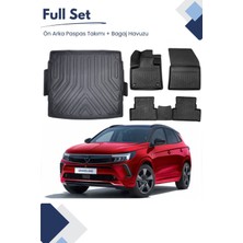 Ko Kaliteoto Opel Grandland 2024 Model Tam Uyumlu Paspas+Üst Bagaj Havuzu Seti