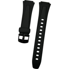 Casio W-752 W-753 W-755 Orijinal Siyah Renk Silikon Saat Kordonu