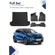 Ko Kaliteoto Kia Sportage 2019 Model Tam Uyumlu Paspas+Bagaj Havuzu Seti