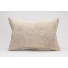 Kilim Wholesale El Yapımı Kilimden Yapılmış Vintage Kırlent Kılıfı, Yün, 40X60 cm