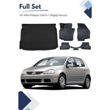 Ko Kaliteoto Volkswagen Golf 5 2010 Model Tam Uyumlu Paspas+Bagaj Havuzu Seti