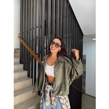 Prifaldi Zr Oversize Süet Bomber Ceket