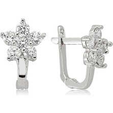 Noip 925 Ayar Gümüş Çiçek Küpe EA1080001 (802802)