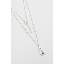 So CHIC Mariana 18 Ayar Beyaz Altın Kaplama 44 cm Gümüş Inci Kolye