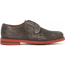 Tuna Hakiki Süet Deri Gri Oxford Erkek Ayakkabı Eva Taban - 3766
