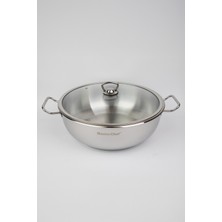 Masterchef 26 cm Çelik K.yarık Tencere