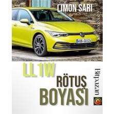 İzmir Bitpazarı Volkswagen Golf Uyumlu Limon Sarı LL1W - Profesyonel Çizik ve Taş Izi Giderici Rötuş Boyası 20ML.