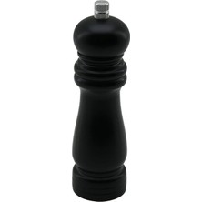 Timion Siyah Ahşap  Küçük= Çap: 4.5cm - Uzunluk: 15.5cm Tuz - Baharat Öğütücü (5148)