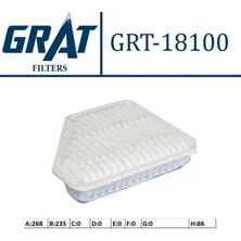 Grat 18100 Hava Filtresi 178010R030