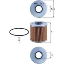Mahle OX91D Yag Filtresi 11421709514 11421709856 11421709865
