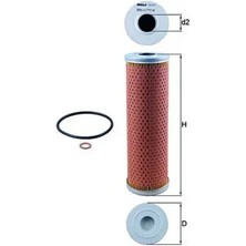 Mahle OX147D Yag Filtresi A1201800009 A1201840025 A1201840125