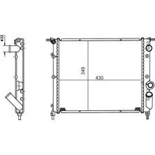Oris MRN130023 Motor Radyatoru 7700784038