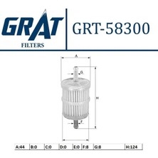 Grat 58300 Yakit Filtresi 5000031168