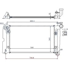 MGA 80260 Motor Radyatoru 164000D200