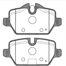 MGA 56220 Arka Fren Balatasi 34216767145