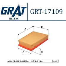 Grat 17109 Hava Filtresi 5S619601A1A