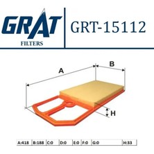 Grat 15112 Hava Filtresi 036129620F