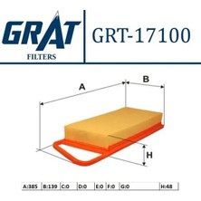 Grat 17100 Hava Filtresi 2S6Q9601A1A