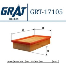 Grat 17105 Hava Filtresi 3M519601DA