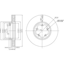 MGA 50415 Fren Diski On BK211125BD (2 Adet Fiyatıdır)