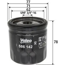 Valeo 586142 Yag Filtresi 04E115561 04E115561AC 04E115561B
