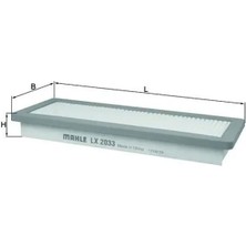 Mahle LX2033 Hava Filtresi 13717568728 1444TT 1520T3