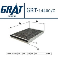 Grat 14400C Polen Filtresi (Karbonlu) 1808610