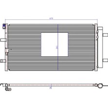 Oris CAU660016 Klima Radyatoru 8K0260401AA 8K0260403E