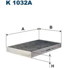 Filtron K1032A Polen Filtresi (Karbonlu) 4A0819430A 4B0819439 4B0819439A