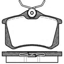 MGA 55400 Arka Fren Balatasi 440605839R