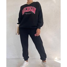 Amor Man Büyük Beden Özel Tasarım Kapüşonlu Pembe Kiraz Çiçeği Sırt Baskılı Japon Stil Erkek Sweatshırt
