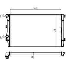 MGA 80446 Motor Radyatoru 1K0121253AA