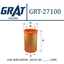 Grat 27100 Hava Filtresi 7786626
