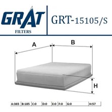 Grat 15105S Hava Filtresi 1J0129620A