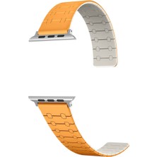 Adige Apple Watch 11 46MM Kordon Kayış Silikon Mıknatıslı KRD-111