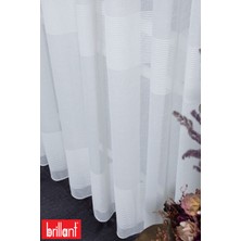 Brillant Keten Maya 1/3 Sık Pileli Ütü Istemez Kırışmaz Yeni Sezon Salon Oda Tül Perdesi