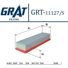 Grat 11127S Hava Filtresi 165469466R