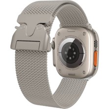 Apsuwa Apple Watch 11 46MM Kordon Kayış Hasır Metal Krd-25