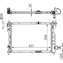 Oris BCH111016 Motor Radyatoru 96591475