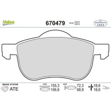 Valeo 670479 On Fren Balatasi 272401 2724011 30648385