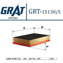 Grat 15130S Hava Filtresi 5Q0129620C