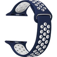 Apsuwa Apple Watch 11 42MM Kordon Kayış Silikon Delikli Soft